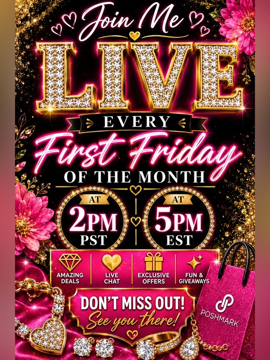 Jewelry - LIVE FLYER! Like to know when I am live!